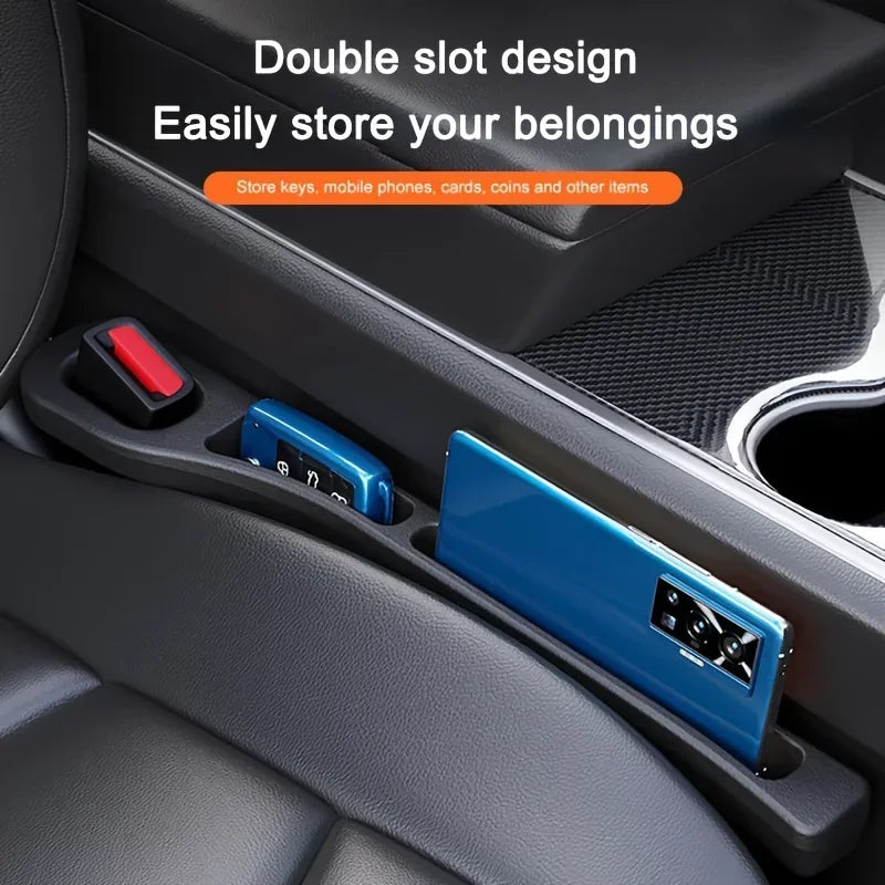 Car Seat Gap Filler – Universal Fit Leather Side Seam Plug (2pcs)