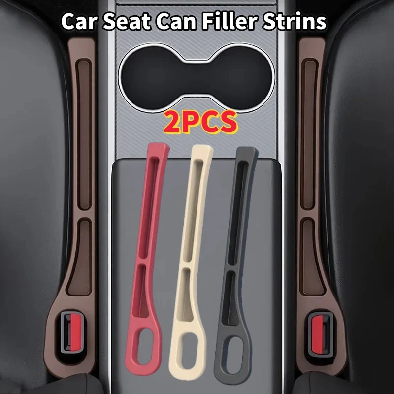 Car Seat Gap Filler – Universal Fit Leather Side Seam Plug (2pcs)