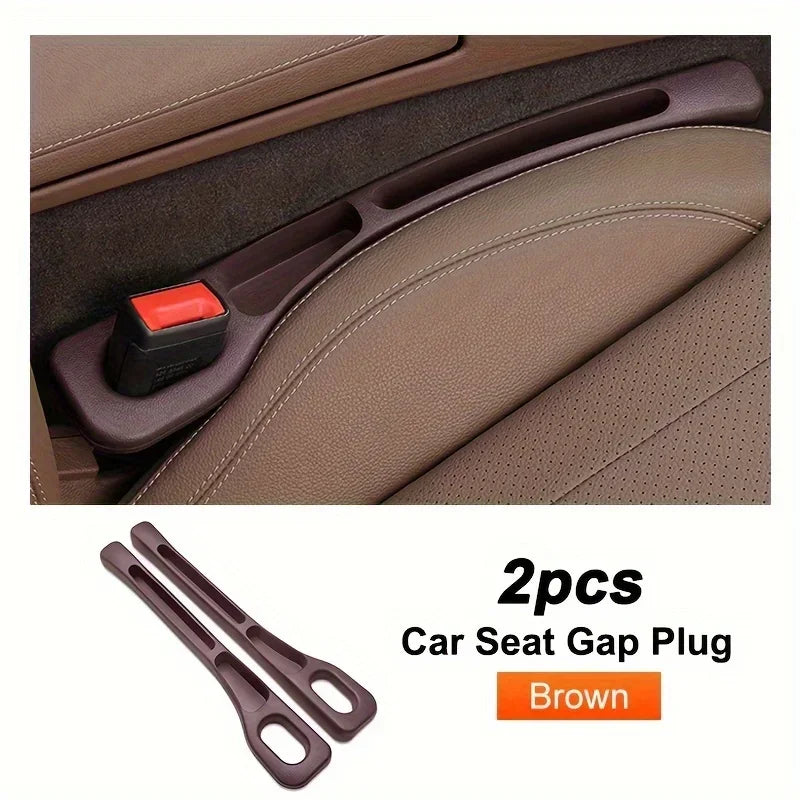 Car Seat Gap Filler – Universal Fit Leather Side Seam Plug (2pcs)