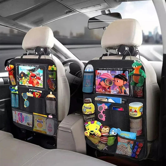 Car Seat Back Organizer – Multifunctional Storage Bag with Tablet Holder