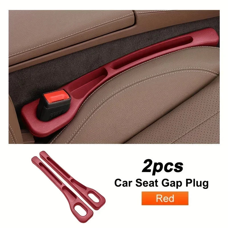 Car Seat Gap Filler – Universal Fit Leather Side Seam Plug (2pcs)