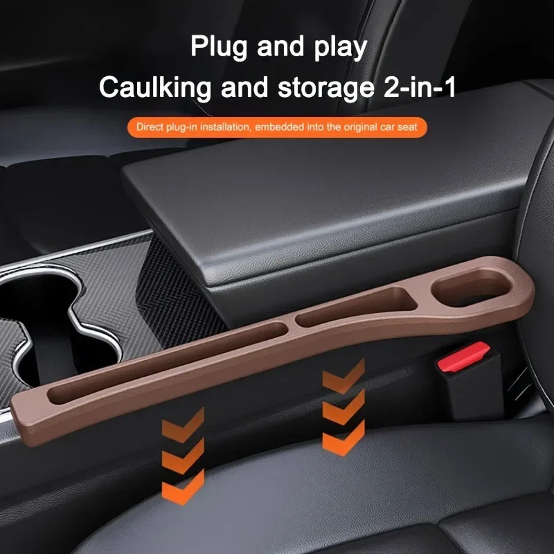 Car Seat Gap Filler – Universal Fit Leather Side Seam Plug (2pcs)